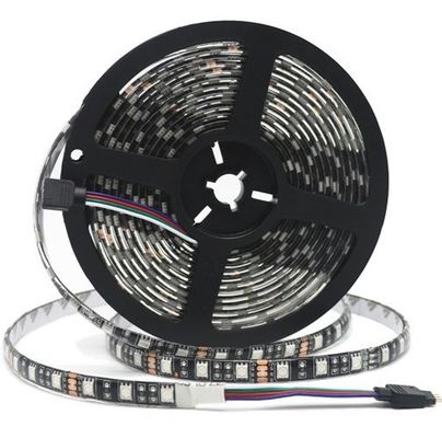 SMD 5050 LED RGB Strip Light IP67 Waterproof For Garden Bar Decoration