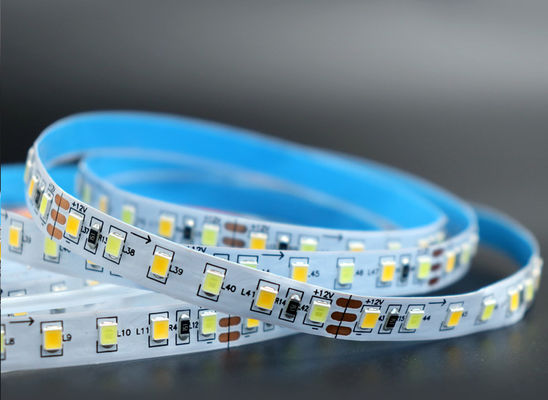 Warm White Temperature Adjustable LED Strip , Dimmable Smd LED Flexible Strips 2835
