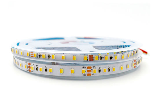 Warm White Temperature Adjustable LED Strip , Dimmable Smd LED Flexible Strips 2835