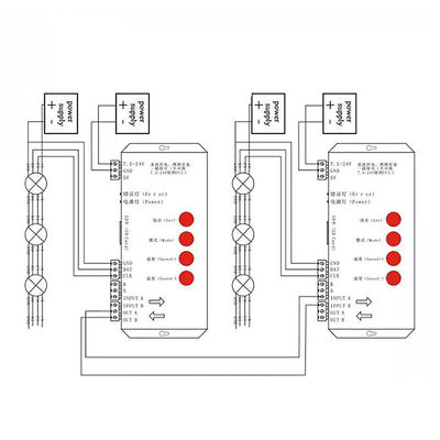 T1000S LED Pixel Controller Programmable For WS2812B WS2811 RGB LED Strip