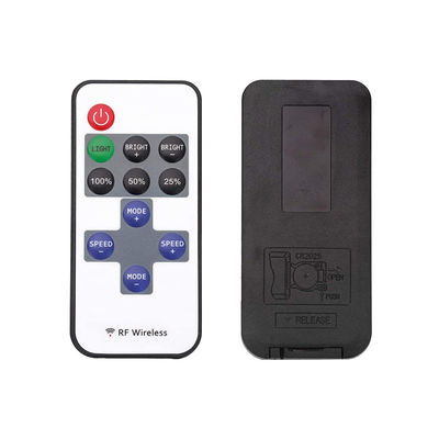 11 Key RF DC Single Color LED Controller Mini Wireless With Plastic Material