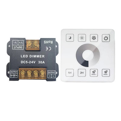 30A RF Single Color Remote Controller With Full Touch 86 Panel Type