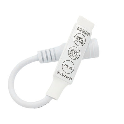 288W 3 Key LED Controller , RGB LED Controller 12V For 5050 RGB Strip Light