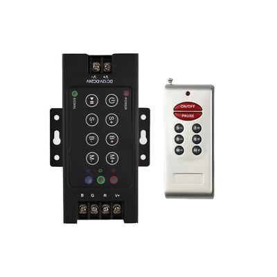 RF 8 Keys LED RGB Controller 720W DC 12V 24V With Iron Case 3 Channel