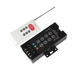 RF 8 Keys LED RGB Controller 720W DC 12V 24V With Iron Case 3 Channel