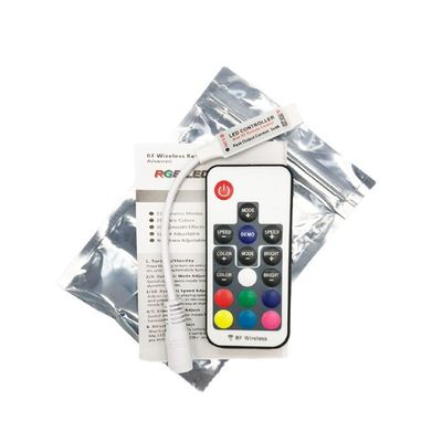 17 Key LED Mini Controller 12V 3 Channel RF Wireless Remote For 5050 LED Strip