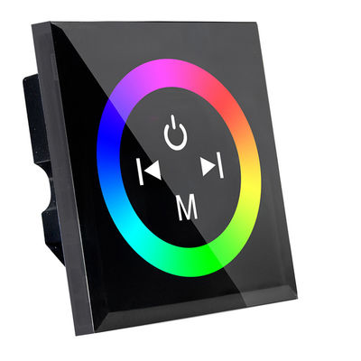 86 Type LED Strip Dimmer Controller With Full Touch Glass Panel