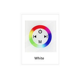 86 Type LED Strip Dimmer Controller With Full Touch Glass Panel