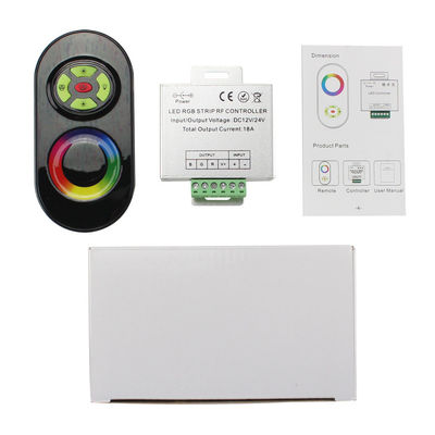 RF Touch Remote RGB LED Strip Controller DC 12V 18A For RGB LED Strips