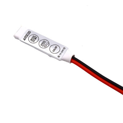 DC 24V LED Mini Controller 3 Key 3 Button Manual For 5050 Rgb Color Strip Light