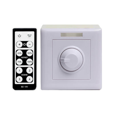 AC 85V 265V 10A LED Controller Dimmer Knob 86 Type Wall Mount