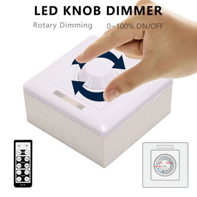 AC 85V 265V 10A LED Controller Dimmer Knob 86 Type Wall Mount