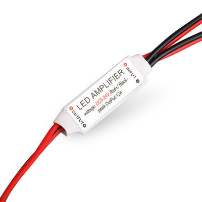 Mini LED Amplifier 12V , RGB LED Repeater For Monochrome Light Strip