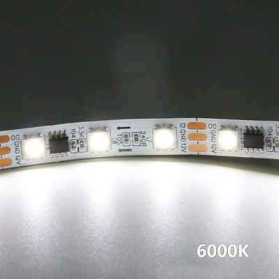 Ws2811 IC 5050 Warm White LED Strip , Flowing Single Colour LED Light OEM