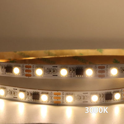 Ws2811 IC 5050 Warm White LED Strip , Flowing Single Colour LED Light OEM