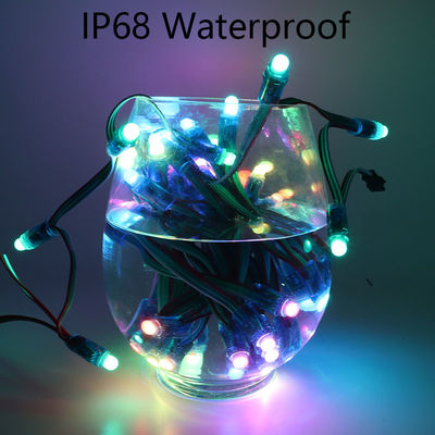 Waterproof RGB LED Pixel Strip Light Addressable WS2811 Full Color