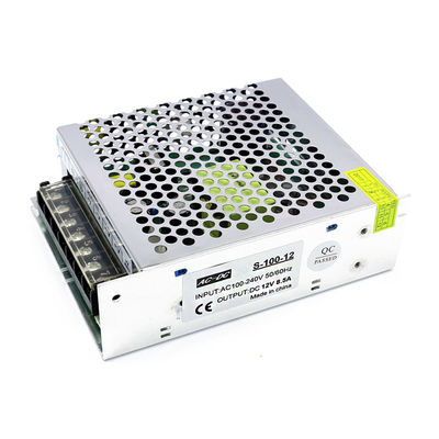 Regulated LED Driver Switch Power Supply AC 100V 240V To DC 12V 8.5A 100W
