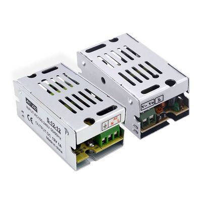 Aluminum Case Switch Power Supply 100V 240V AC To DC 12 Volt 12W 1A