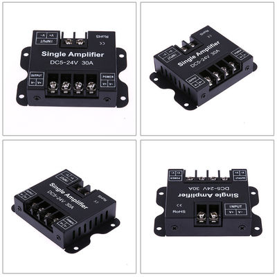 30A Iron Case LED Strip Amplifier Single Color Dimming For Monochrome Light Strip