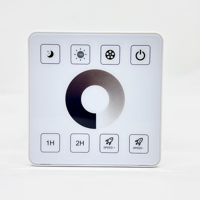 30A RF Single Color Remote Controller With Full Touch 86 Panel Type