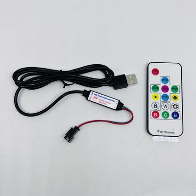 Mini LED Pixel Controller USB DC 5V With 14 Keys RF Remote Control
