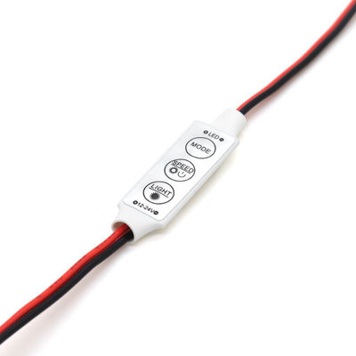 3 Key LED Mini Controller 5V 12V 24V For 5050 3528 Single Color LED Strip Light