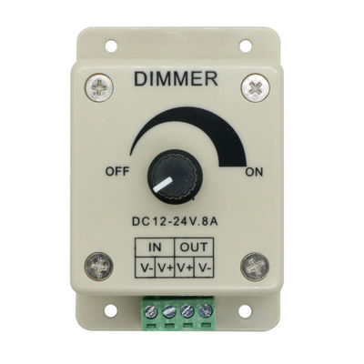 DC 12V 8A LED Controller Dimmer Switch Adjustable Brightness Single Color