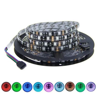 SMD 5050 12V LED RGB Strip Light , LED Colour Changing Tape 60led Waterproof