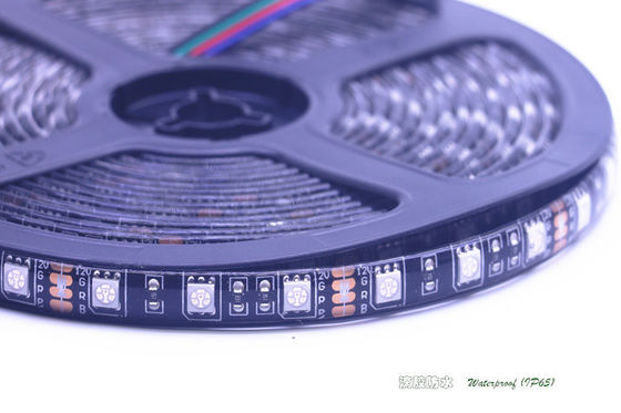 SMD 5050 12V LED RGB Strip Light , LED Colour Changing Tape 60led Waterproof