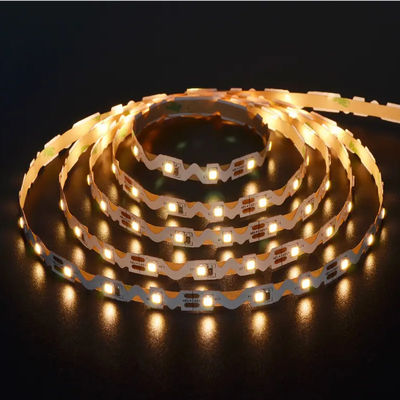 12V S Shape LED Strip , SMD2835 Bendable LED Tape Light Single Colour For Decorative