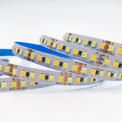 CCT Double Color Adjustable Color Temperature LED Strip 180LEDs/M For Decorative Lighting