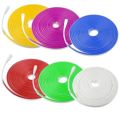 SMD2835 LED Neon Strip Light Flexible PVC RGB Waterproof With 12V 110V 220V