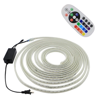 110V Remote Control Smart LED Rope Lights , Dimmable Smd LED Flexible Strips 5050