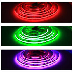 24V 720leds / Meter LED COB Strip Light Dream Color Soft With Remote Control