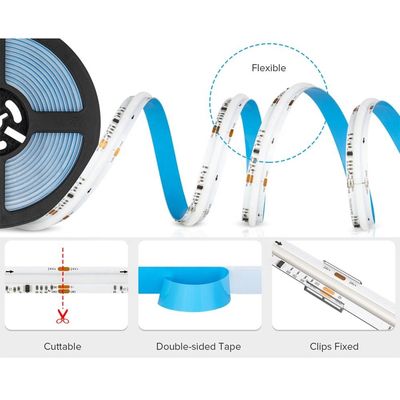 Full Color RGBW LED COB Strip Light 24V 720LEDs/M For Decoration