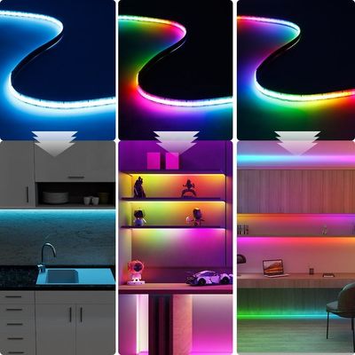 Full Color RGBW LED COB Strip Light 24V 720LEDs/M For Decoration