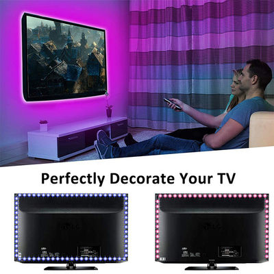 60leds / Meter Remote Control LED Strip Light For TV Backlight Bedroom Decortion