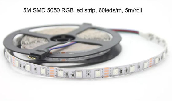 12V IP20 Smd 5050 Led Strip Double Row High Brightness