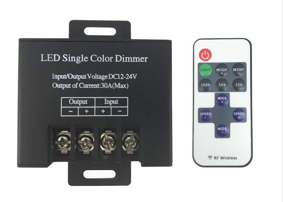 RF Wireless Remote DC12-24V Knob LED Controller Dimmer With Max Power 300W Brightness Adjustment Switch