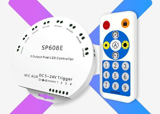 8 Signal Output LED Strip Smart Controller For Smart Home Control System