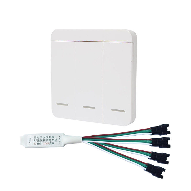 3 Key RF Remote LED Single Color Dimmer For White Flowing Light Strip