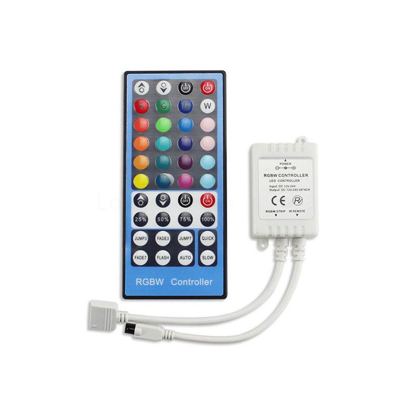 40 Key RGBW Smart LED Strip Controller 5 Pins IR Remote Control For SMD 5050 Strip