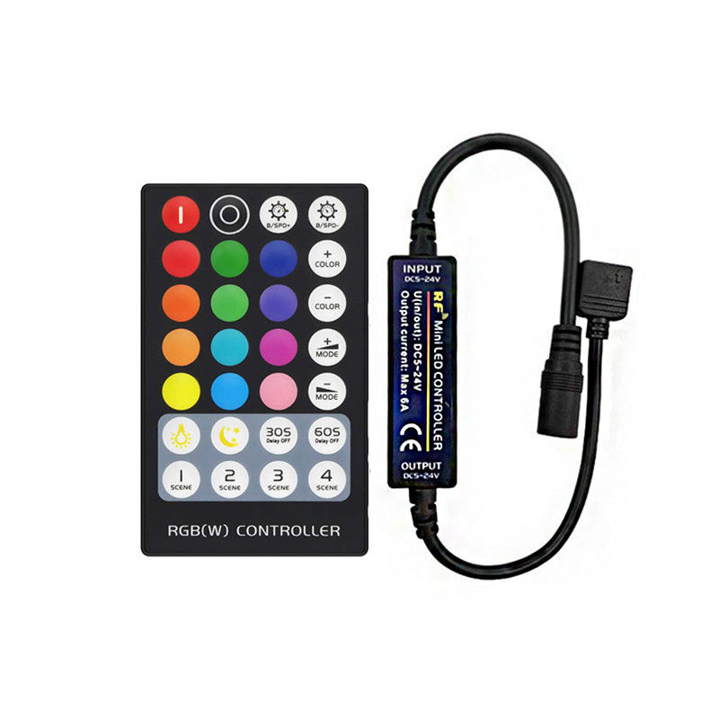 RF Remote DC 5V LED RGB Controller RGBCCT For LED Colorful Lights