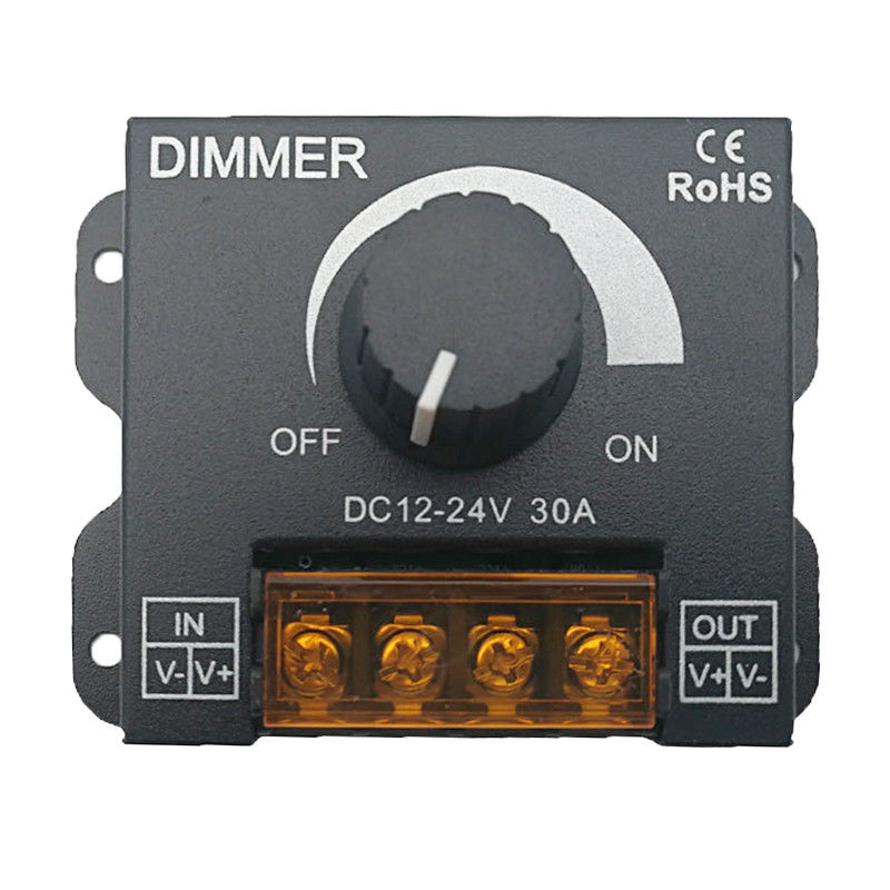 30A 12V LED Dimmer Switch Stepless Brightness Adjustment For LED Single Color