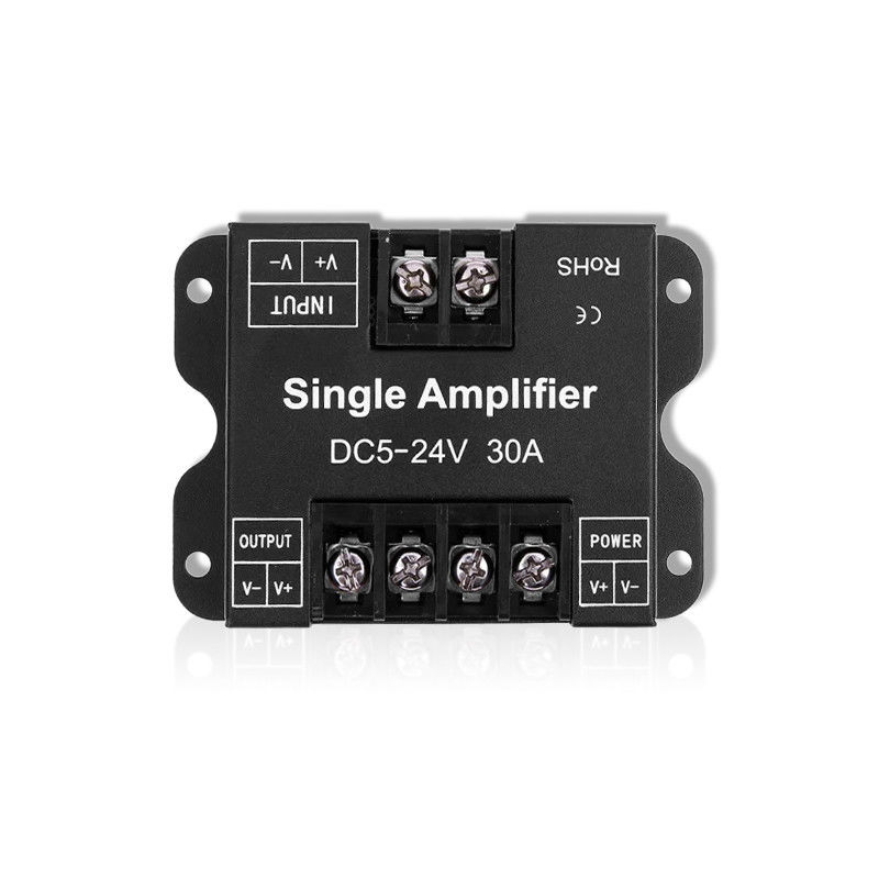 30A Iron Case LED Strip Amplifier Single Color Dimming For Monochrome Light Strip