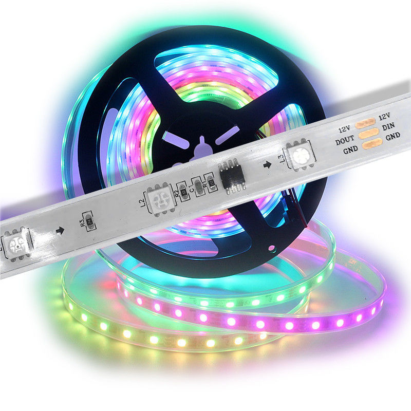 Pixel Magic Color LED Strip Lights DC12V Waterproof IP67 For Outdoor