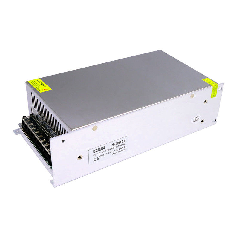 Aluminum Case 12V Switching Power Supply 800W With Fan 220V AC To DC 12V