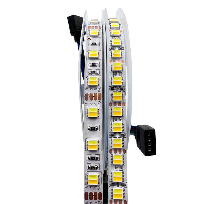 12v 60led 5025 Adjustable Color Temperature LED Strip Warm White 2700k - 6500k