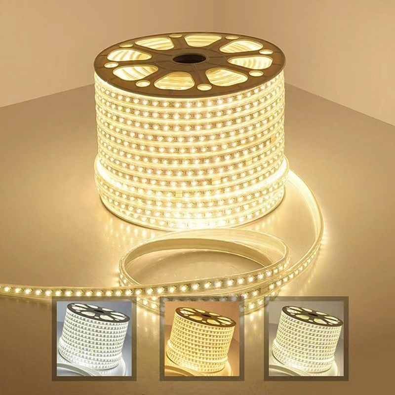 Single Color LED Flexible Strip Light 220V 110V IP65 Wanterproof