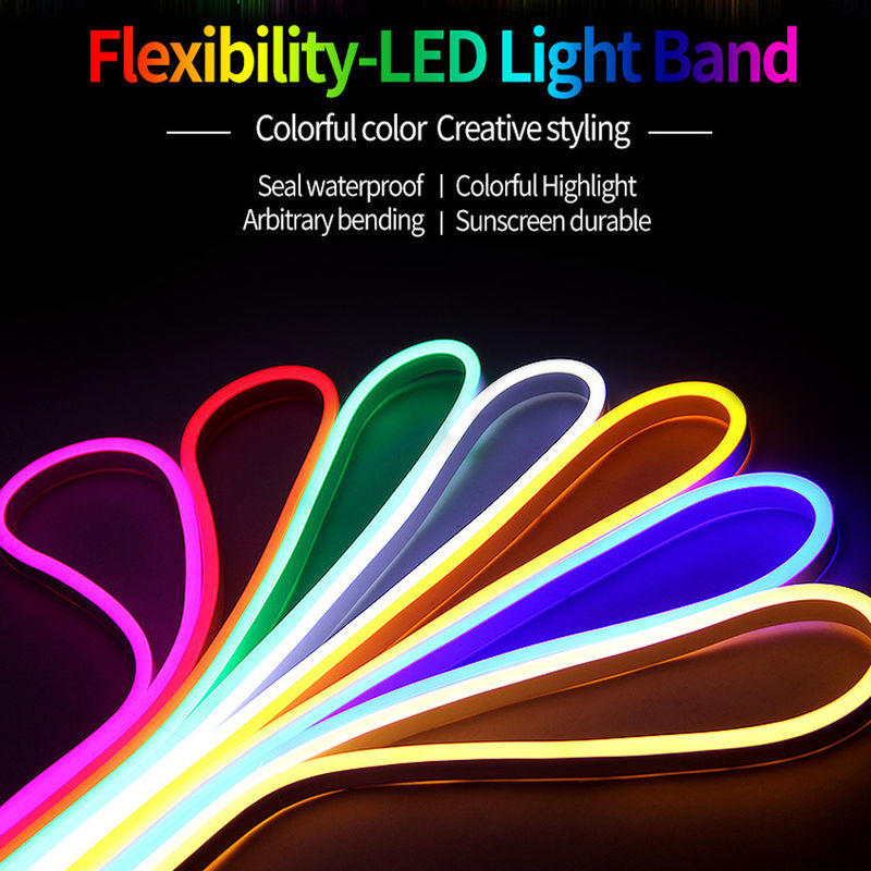 Dc 12v 600leds 6*12mm PVC Neon LED Strip Light Waterproof Flexible LED Light Strip